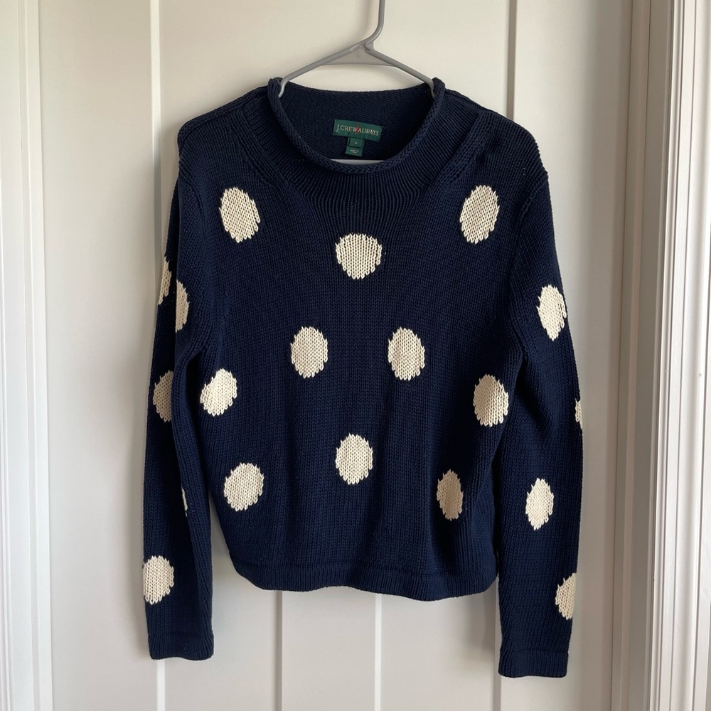 J. Crew 1988 rollneck cropped sweater - Picture 2 of 11
